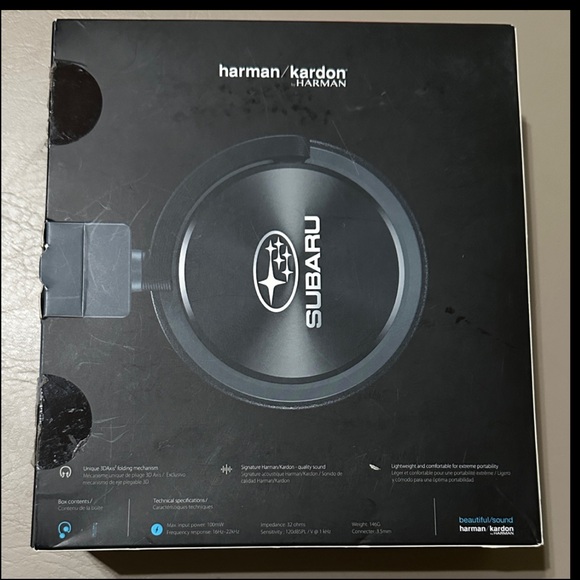Subaru High Performance Foldable Mini Lightweight Headset. NEW IN BOX - Picture 4 of 13
